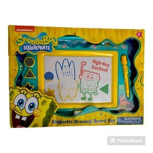 Spongebob Squarepants Magnetic Drawing Board Toy New in Box - See Below